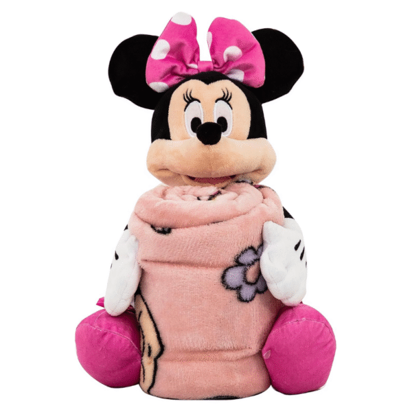 MINNIE Plush - Cobija Fleece 102cm x 127cm + Peluche - Imagen 2