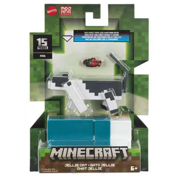 MINECRAFT - GATO JELLIE Figura + Accesorios