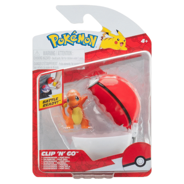 POKÉMON Clip N Go - CHARMANDER + Pokébola - Imagen 2
