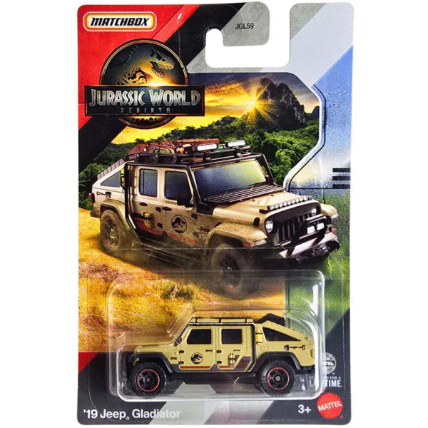 MATCHBOX Jurassic World Rebirth 1:64 - JEEP GLADIADOR JGL59