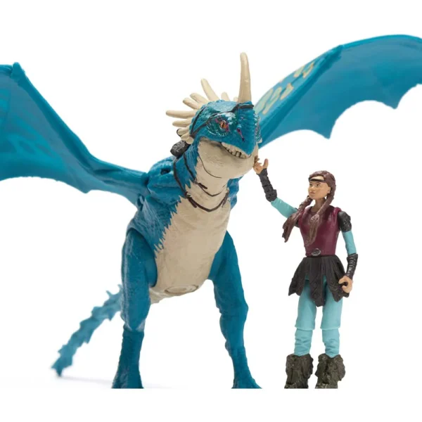 DRAGONES Movie - ASTRID & DEADLY NADDER Figura Batalla de Dragones - Imagen 3