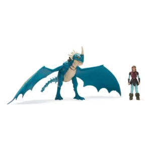 DRAGONES Movie - ASTRID & DEADLY NADDER Figura Batalla de Dragones