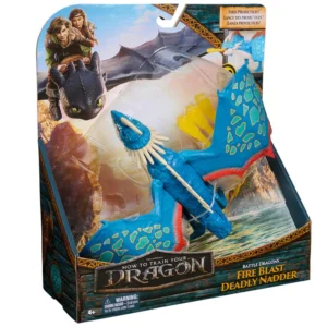 DRAGONES Movie - DEADLY NADDER Figura Batalla de Dragones