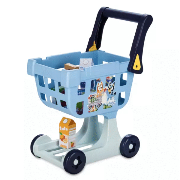 BLUEY - Carrito de Compras + Accesorios