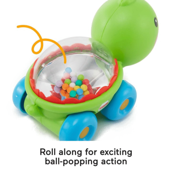 FISHER PRICE - Vehículo de Empuje Tortuga Pelotitas Divertidas - Imagen 5