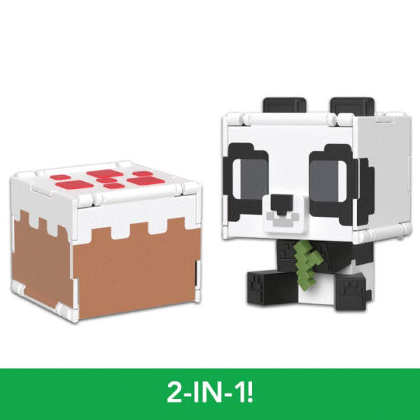 MINECRAFT Flippin Figs - PANDA Figura 2 en 1 - Imagen 6