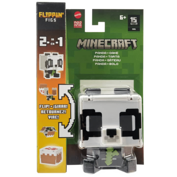 MINECRAFT Flippin Figs - PANDA Figura 2 en 1 - Imagen 2