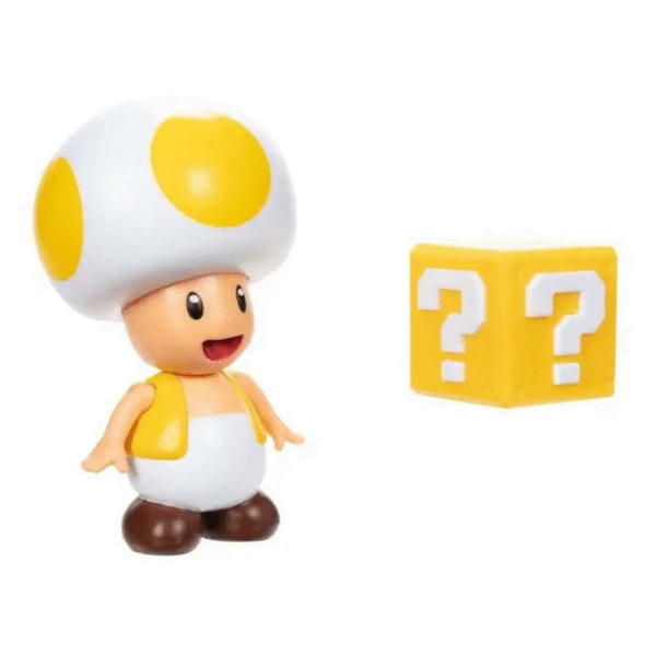 SÚPER MARIO™ - TOAD AMARILLO Figura Articulada 10cm - Imagen 3