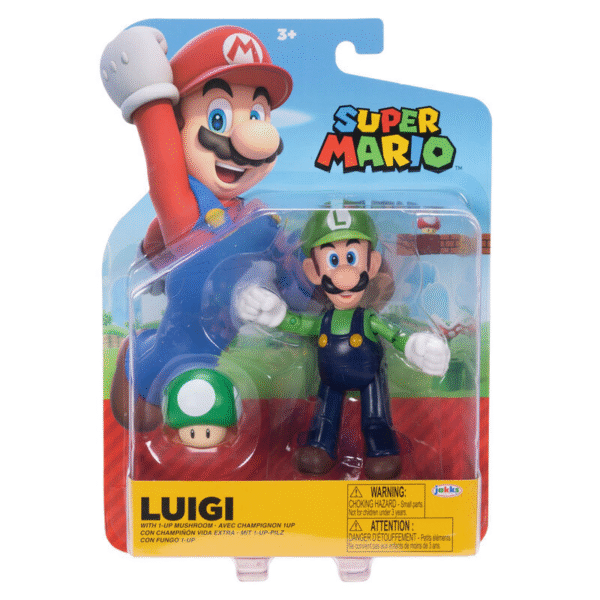 SÚPER MARIO™ - LUIGI Figura Articulada 10cm - Imagen 2
