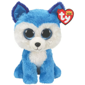 TY Beanie Boos - PRINCE Husky Azul Peluche Mediano