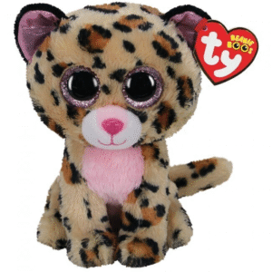 TY Beanie Boos - LIVVIE Leopardo Peluche Mediano