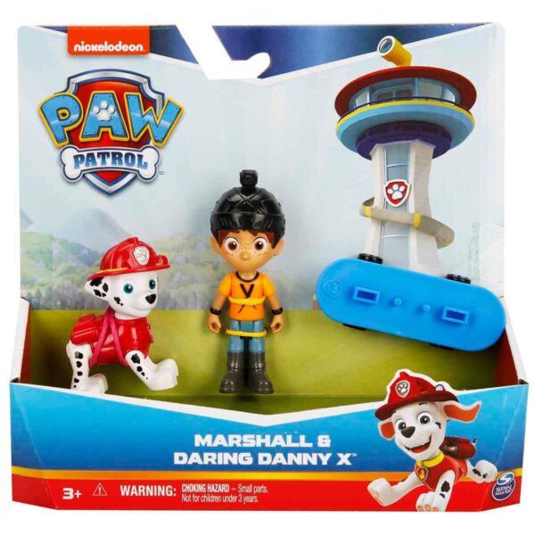 PAW PATROL - Figuras MARSHALL & DARING DANNY X - Imagen 2