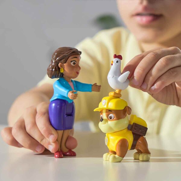 PAW PATROL - Figuras RUBBLE & MAYOR GOODWAY - Imagen 3