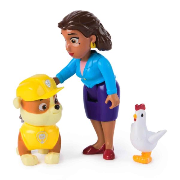 PAW PATROL - Figuras RUBBLE & MAYOR GOODWAY - Imagen 5