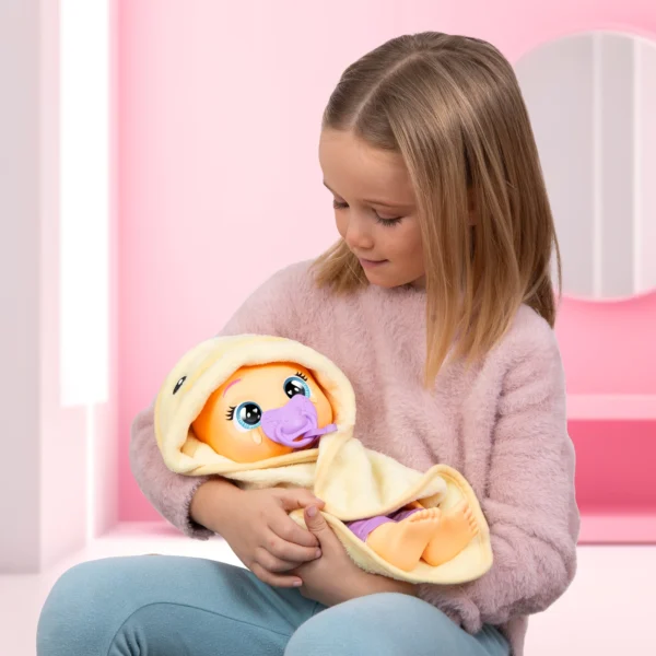 BEBÉS LLORONES Hora del Baño - ZOE Muñeca Interactiva Bebé + Accesorios - Imagen 5