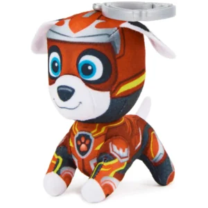 PAW PATROL Plush The Mighty Pups - MARSHALL Peluche Key Chain 10cm