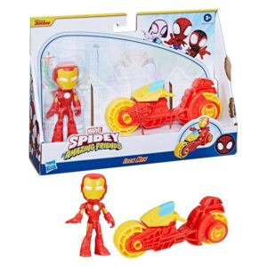 SPIDEY & Sus Amigos - IRON MAN & Motocicleta