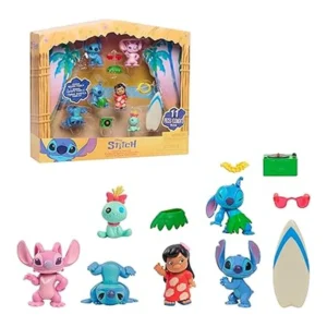 STITCH - Set de 6 Figuras + Accesorios