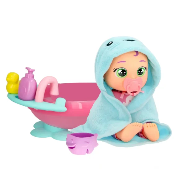BEBÉS LLORONES Mi 1er Baño - SARAH Muñeca Interactiva Bebé + Accesorios - Imagen 2
