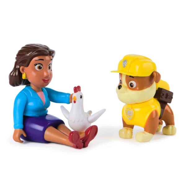 PAW PATROL - Figuras RUBBLE & MAYOR GOODWAY - Imagen 4