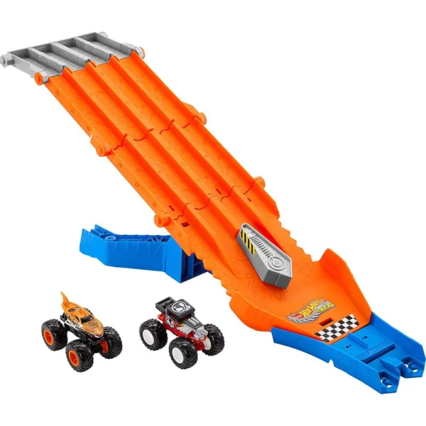 MONSTER TRUCK - Set de Juego CARRERAS DE DESTRUCCIÓN TIGER SHARK Vs BONE SHAKER - Imagen 6