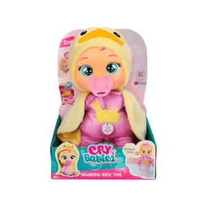 BEBÉS LLORONES Hora del Baño - ZOE Muñeca Interactiva Bebé + Accesorios