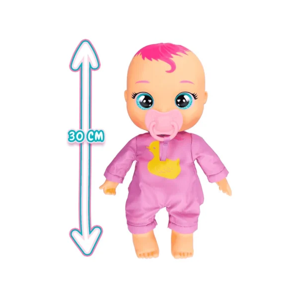 BEBÉS LLORONES Hora del Baño - ZOE Muñeca Interactiva Bebé + Accesorios - Imagen 3