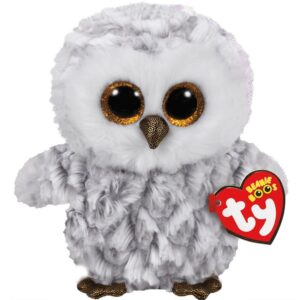 TY Beanie Boos - OWLETTE Búho Blanco Peluche Regular