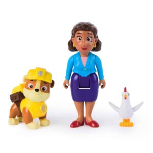 PAW PATROL - Figuras RUBBLE & MAYOR GOODWAY