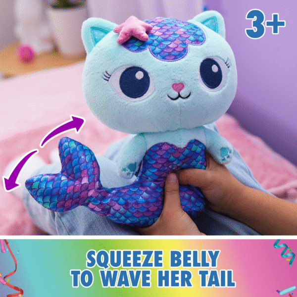 LA CASA DE GABBY Plush - MERCAT Peluche Premium de 25cm - Imagen 5