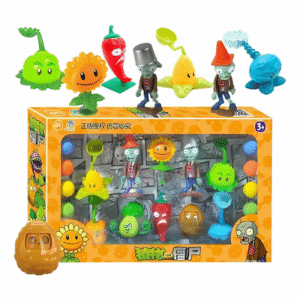 PLANTAS Vs ZOMBIES - Set de Figuras + 16pzas