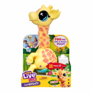 LITTLE LIVE PETS - GIGI La Jirafa Mascota Interactiva + Reacciones & Sonidos