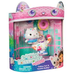 LA CASA DE GABBY The Movie - Set de Figuras PASTELILLO & BOBY El Gato