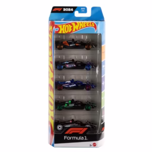 HOT WHEELS Escala 1:64 - Set de Vehículos F1 + 5pzas