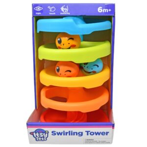 ITSY TOTS - Set de Juego Torre Giratoria Multicolor + 3 Esferas