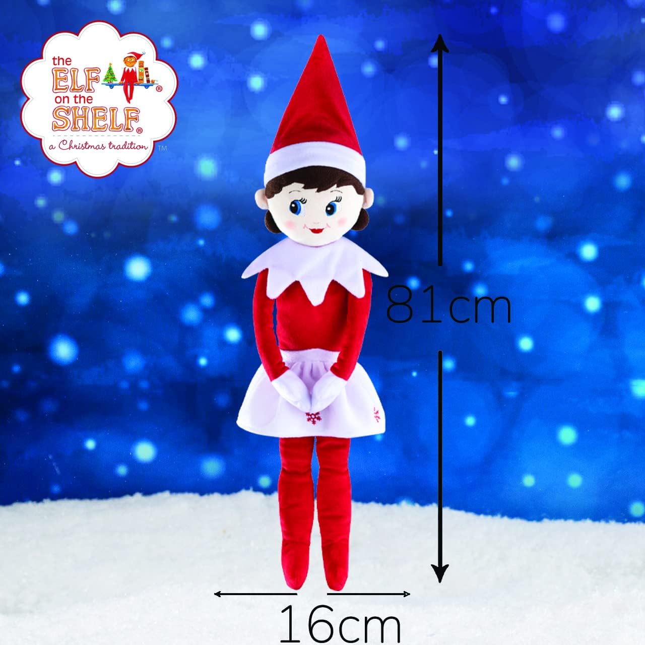 THE ELF ON THE SHELF Una Tradición Navideña - ELFA Huggable 81cm