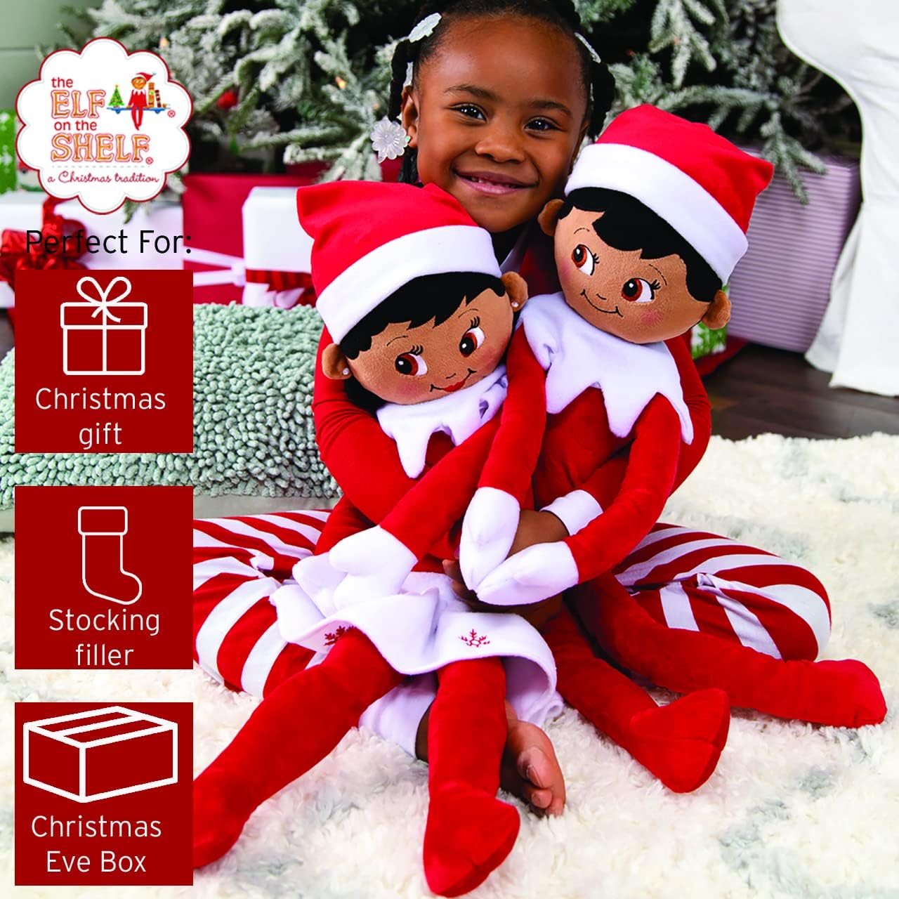 THE ELF ON THE SHELF Una Tradición Navideña - ELFA Huggable 81cm