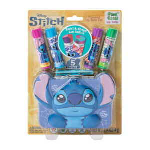 STITCH Belleza - Bálsamos Labiales con Sabor + Maleta Metálica de Transporte