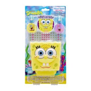 BOB ESPONJA Belleza - Set de Esmaltes para Uñas + Secador
