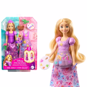 PRINCESAS Disney - RAPUNZEL Muñeca Fashion + Accesorios