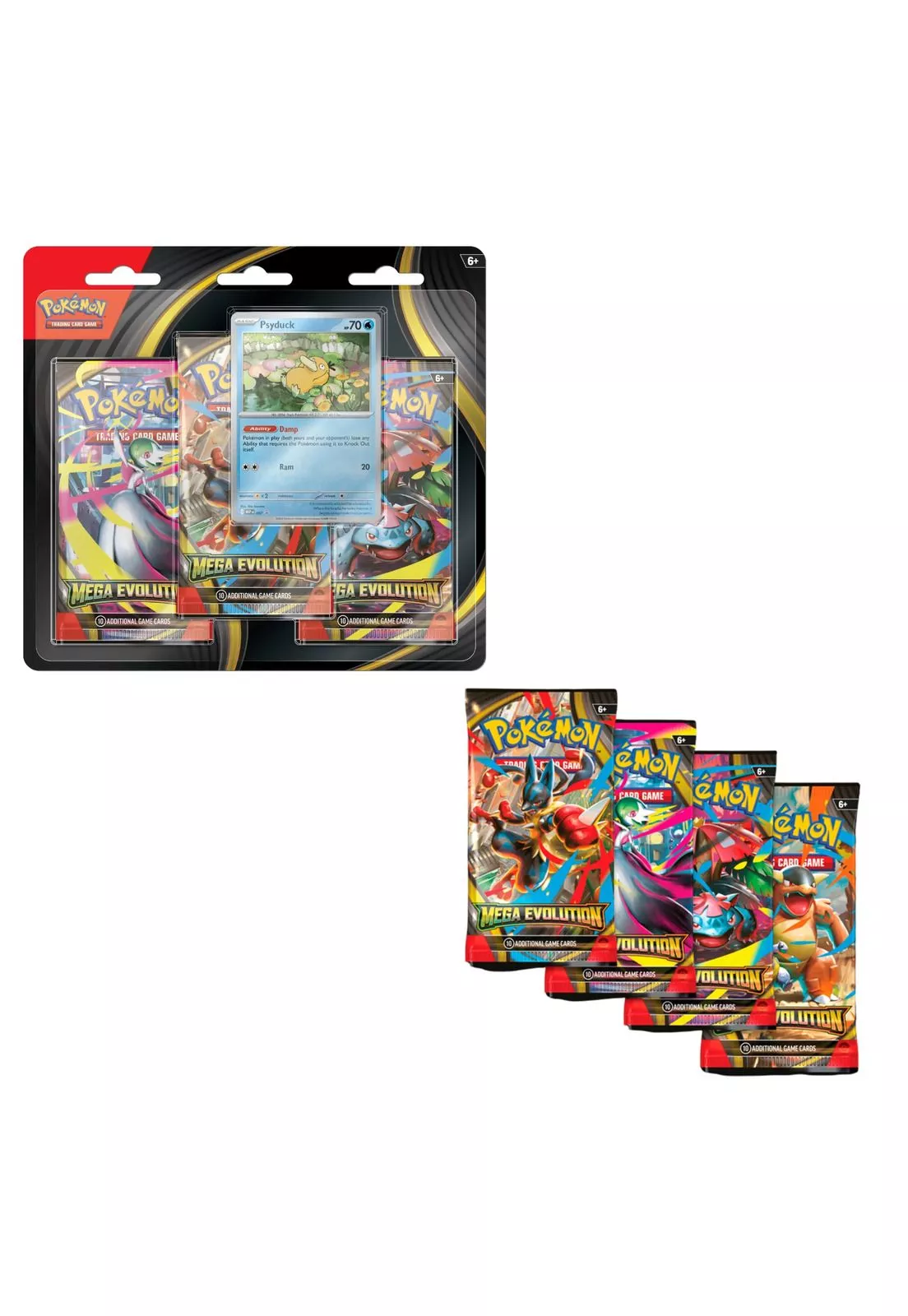 Pokémon TCG: Mega Evolution - 3 Pack Blister - Psyduck