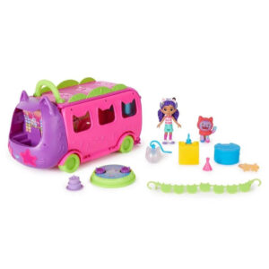LA CASA DE GABBY Set de Juego - Autobús de Fiesta Gatuno