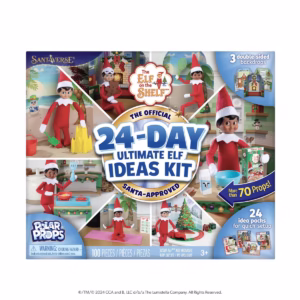 THE ELF ON THE SHELF Polar Props - Kit Oficial 24 Ideas para Elfos de Santa Claus