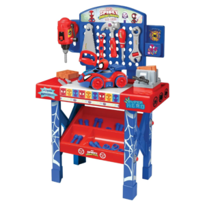 SPIDEY Set de Juego - Juego de Banco de Herramientas + Coche Desmontable