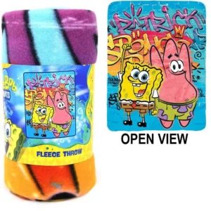 BOB ESPONJA - Cobija Silk Touch 115cm x 153cm