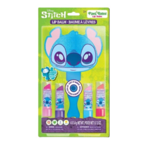 STITCH Belleza - Set de Bálsamos Labiales de Sabor + Espejo con Iluminación