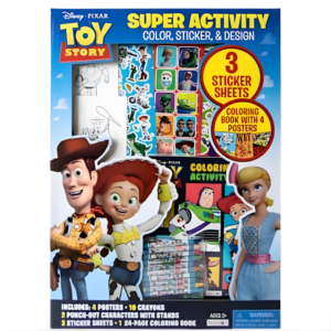 TOY STORY Craft - Súper Set de Actividades Colorear Stickers & Diseñar