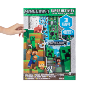 MINECRAFT Craft - Súper Set de Actividades Stickers & Diseño