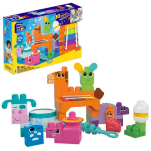 MEGA BLOKS Fisher Price - Set Sensorial & Bloques de Musica de Granja + 45pzas
