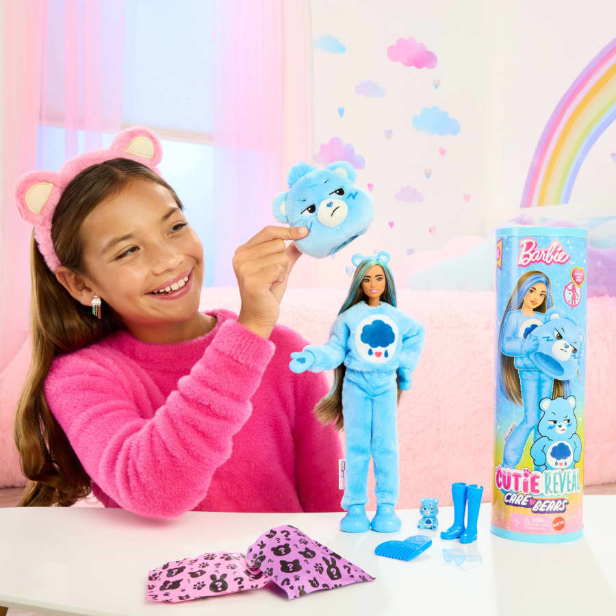 BARBIE Cutie Reveal S2 - CARE BEARS Grumpy + Accesorios - Lovely Kids ...
